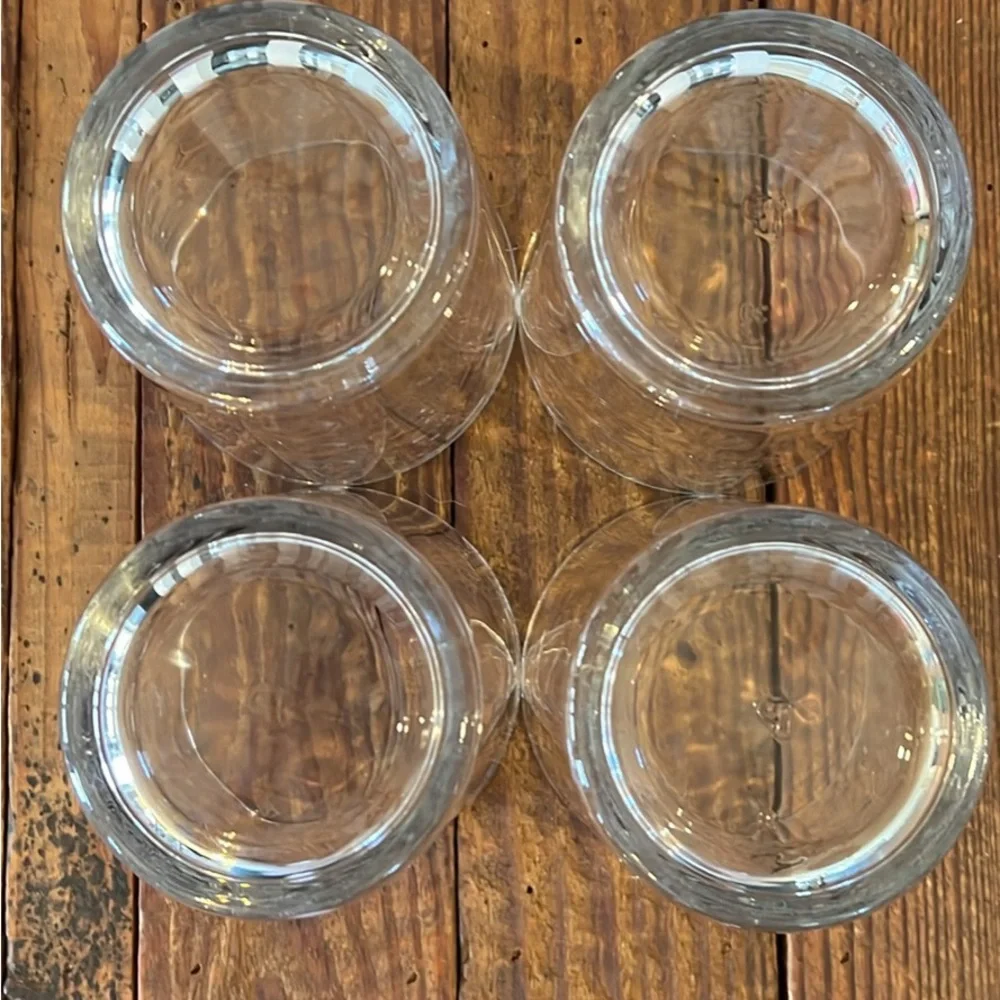 Elegant Clear Glass Tumbler Set (4) - Picture 5 of 6